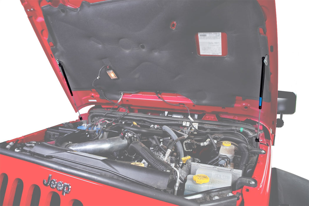 Rugged Ridge 11252.51 Lift Support Kit; Incl. Brackets; Gas Shocks; - Truck Part Superstore