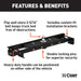 CURT 60721 Double Lock Gooseneck Hitch Kit with Brackets; Select Ford F-150 - Truck Part Superstore