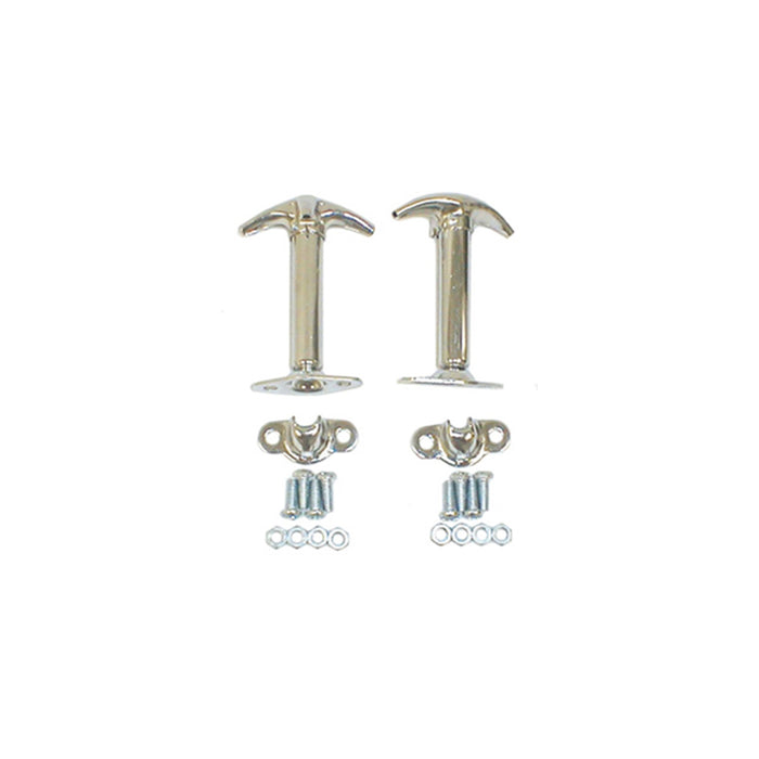 Rugged Ridge 11302.01 Hood Catch; Chrome; - Truck Part Superstore