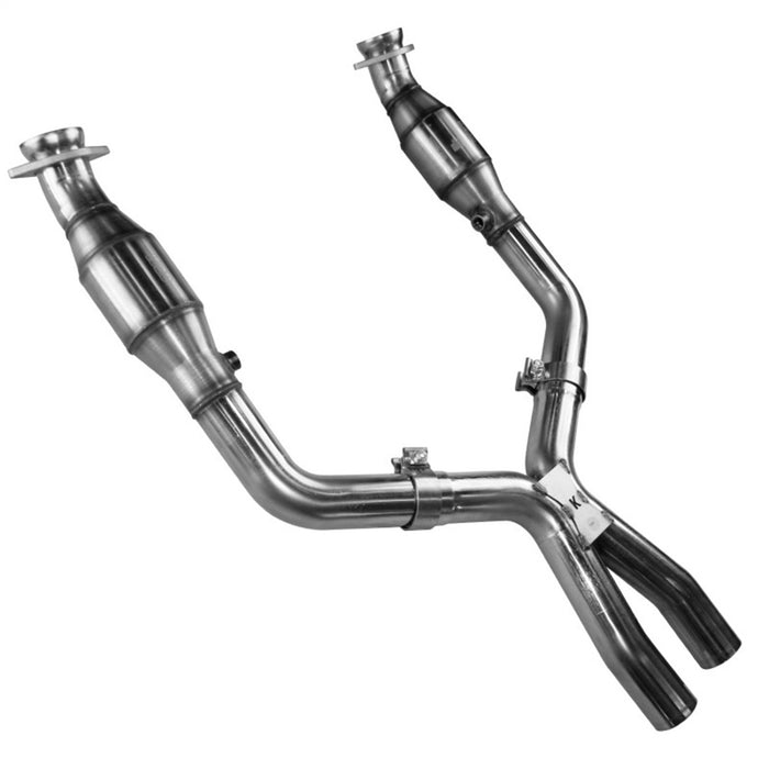 Kooks Custom Headers 11313310 3in. x 2-1/2in. SS GREEN Catted X-Pipe. 2005-2010 Mustang GT 4.6L 3V. - Truck Part Superstore