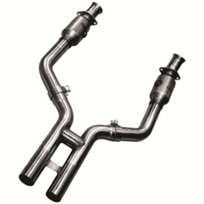 Kooks Custom Headers 11313510 3in. x 2-1/2in. SS Catted H-Pipe. 2005-2010 Mustang GT 4.6L 3V. - Truck Part Superstore