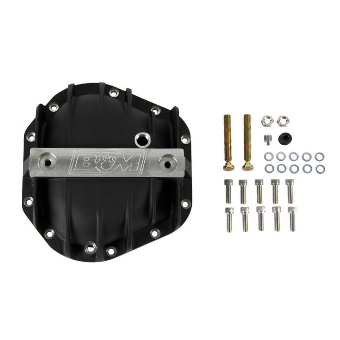 B&M 11314 Hi-Tek Differential Cover; For Dana 60/ 70; Black Anodized; A356.0-T6 Aluminum; - Truck Part Superstore