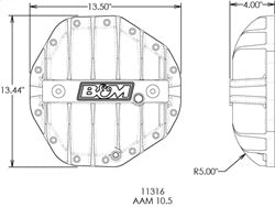 B&M 11316 Differential Cover - Truck Part Superstore