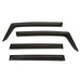 Rugged Ridge 11349.15 Window Visor Kit; 4 pc.; Matte Black; - Truck Part Superstore