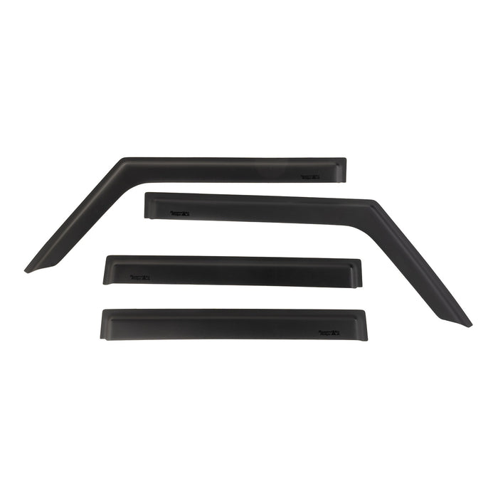 Rugged Ridge 11349.17 Window Visors Set; Matte Black; 4 pc.; - Truck Part Superstore