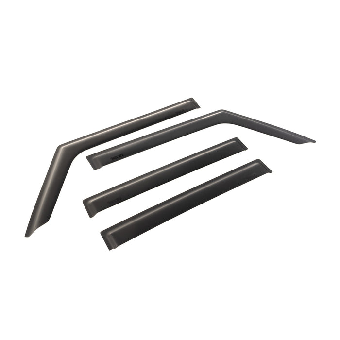 Rugged Ridge 11349.17 Window Visors Set; Matte Black; 4 pc.; - Truck Part Superstore