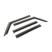 Rugged Ridge 11349.17 Window Visors Set; Matte Black; 4 pc.; - Truck Part Superstore