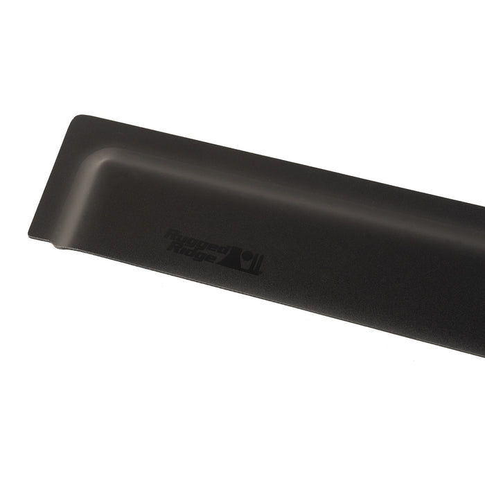 Rugged Ridge 11349.17 Window Visors Set; Matte Black; 4 pc.; - Truck Part Superstore