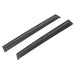 Rugged Ridge 11349.87 Window Visor; Rear; 2 pc.; Matte Black; - Truck Part Superstore
