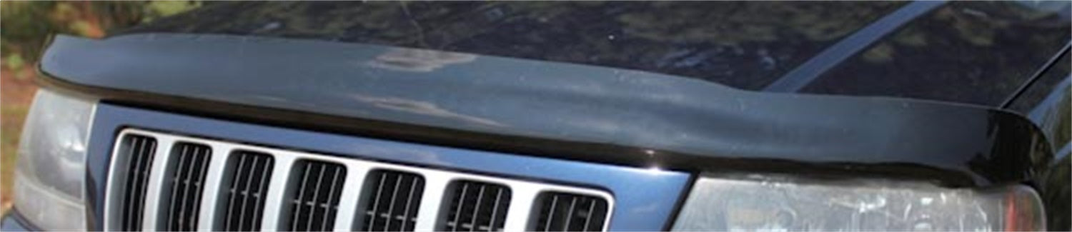 Rugged Ridge 11350.21 Bug Deflector; Smoked Acrylic; - Truck Part Superstore