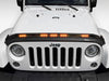 Rugged Ridge 11350.31 Lightshield Hood Guard; Thermoplastic; Black; - Truck Part Superstore