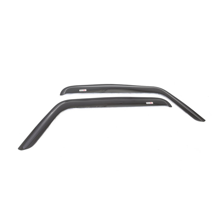 Rugged Ridge 11351.10 Side Window Vent; Front; 2 pc.; Smoked Acrylic; - Truck Part Superstore
