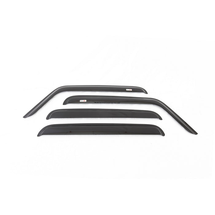 Rugged Ridge 11351.31 Side Window Vent; 4 pc.; Smoked Acrylic; - Truck Part Superstore