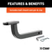 CURT 113593 Class 1 Trailer Hitch; 1-1/4in. Ball Mount; Select Mazda 6 - Truck Part Superstore