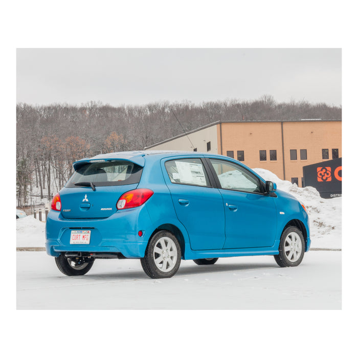 CURT 113943 Class 1 Trailer Hitch; 1-1/4in. Ball Mount; Select Mitsubishi Mirage - Truck Part Superstore