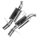 Kooks Custom Headers 11306100 2-1/2in. SS Axle-Back w/SS Tips.2005-2009 Mustang GT/GT500 - Truck Part Superstore