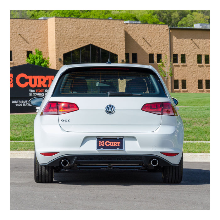 CURT 114123 Class 1 Trailer Hitch; 1-1/4in. Ball Mount; Select Volkswagen Golf; GTI - Truck Part Superstore
