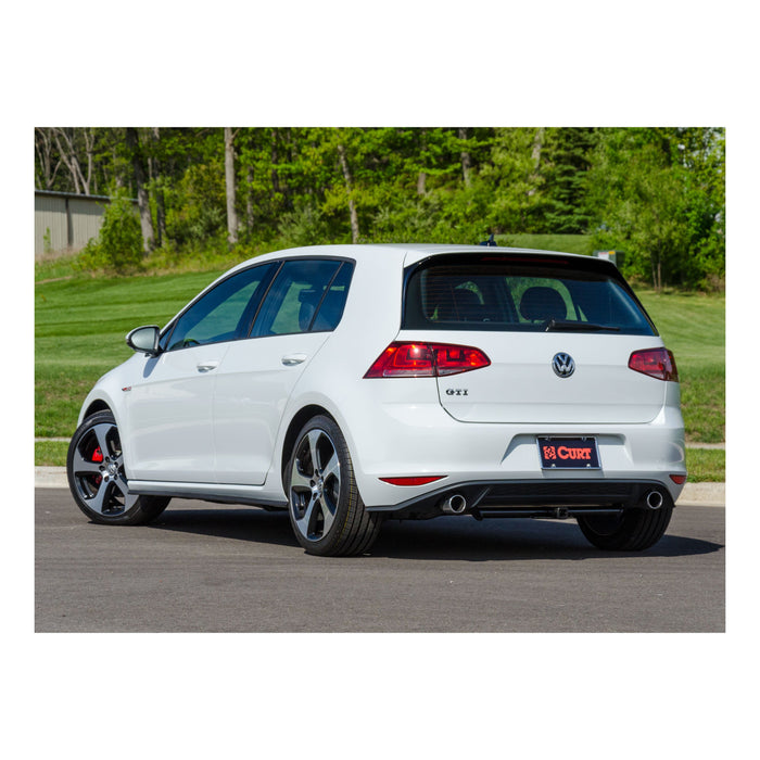 CURT 11412 Class 1 Trailer Hitch; 1-1/4in. Receiver; Select Volkswagen Golf; GTI - Truck Part Superstore
