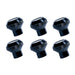 Rugged Ridge 11420.02 Instrument Knob Set; 6 pc.; Black Finished Aluminum; - Truck Part Superstore