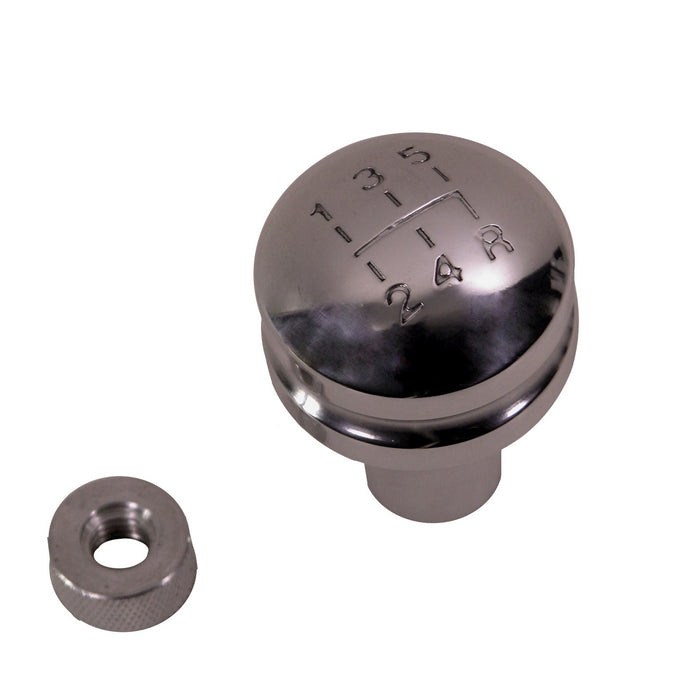 Rugged Ridge 11420.22 Billet Shift Knob; w/Pattern; 5 Speed; 3/8-16; - Truck Part Superstore