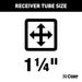 CURT 11420 Class 1 Trailer Hitch; 1-1/4in. Receiver; Select Toyota Corolla iM; Scion iM - Truck Part Superstore