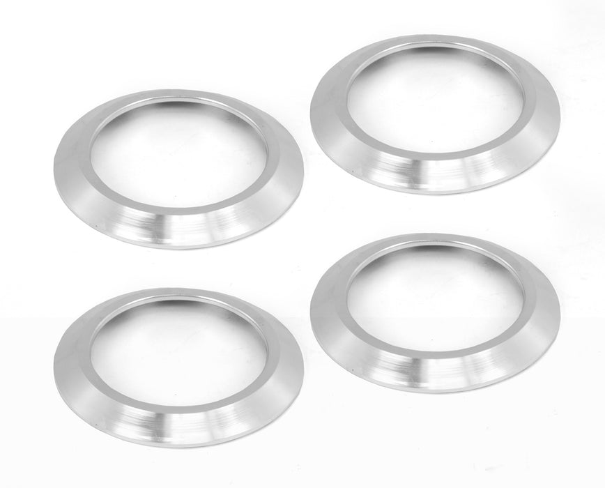 Rugged Ridge 11421.15 AC Vent Bezels; Set of 4; Billet Aluminum; - Truck Part Superstore