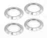 Rugged Ridge 11421.15 AC Vent Bezels; Set of 4; Billet Aluminum; - Truck Part Superstore