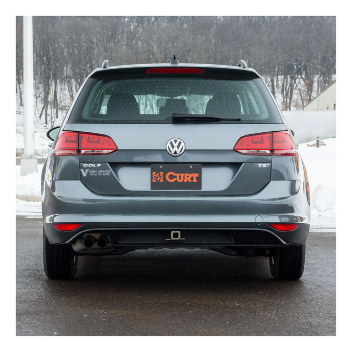 CURT 114223 Class 1 Hitch; 1-1/4in. Ball Mount; Select Volkswagen Golf Alltrack; SportWagen - Truck Part Superstore