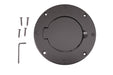Rugged Ridge 11425.02 Billet Style Gas Cover; Aluminum; Black Finish; - Truck Part Superstore