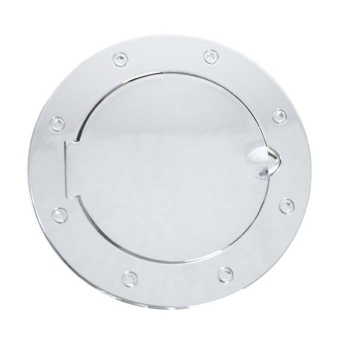 Rugged Ridge 11425.03 Billet Style Gas Cover; Polished Aluminum; - Truck Part Superstore