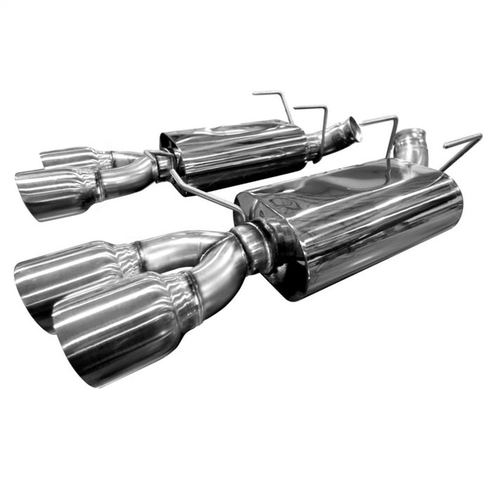 Kooks Custom Headers 11436200 3in. Axle-Back w/SS Quad Tips. 2013-2014 Shebly GT500. - Truck Part Superstore
