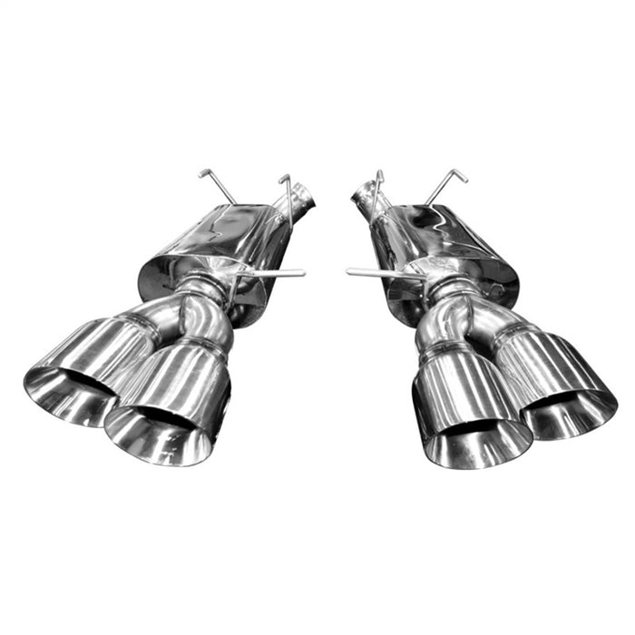 Kooks Custom Headers 11436200 3in. Axle-Back w/SS Quad Tips. 2013-2014 Shebly GT500. - Truck Part Superstore