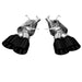 Kooks Custom Headers 11436210 3in. Axle-Back w/Black Quad Tips. 2013-2014 Shebly GT500. - Truck Part Superstore