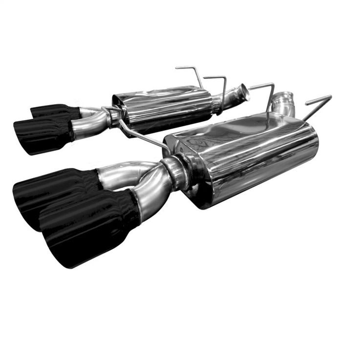 Kooks Custom Headers 11436210 3in. Axle-Back w/Black Quad Tips. 2013-2014 Shebly GT500. - Truck Part Superstore