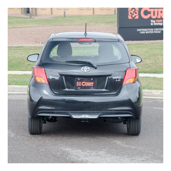 CURT 11480 CURT 11480 Class 1 Trailer Hitch; 1-1/4-Inch Receiver; Fits Select Toyota Yaris - Truck Part Superstore