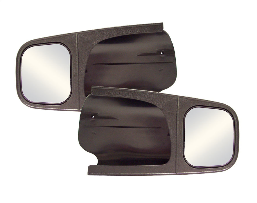 Cipa USA 11500 Custom Towing Mirror Set; Fits Fully Black Or Black w/Chrome-Cap; Pair; - Truck Part Superstore