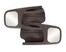 Cipa USA 11500 Custom Towing Mirror Set; Fits Fully Black Or Black w/Chrome-Cap; Pair; - Truck Part Superstore