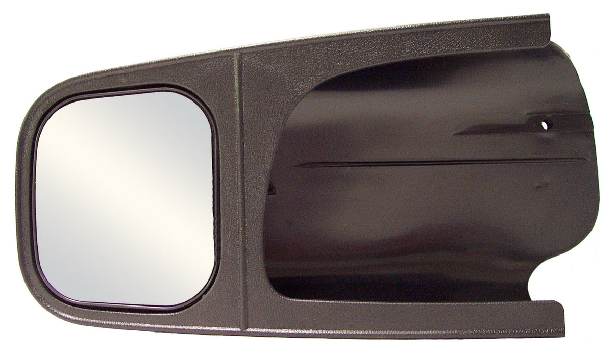 Cipa USA 11501 Custom Towing Mirror; LH(Driver) Side; Fits Fully Black Or Black w/Chrome-Cap; - Truck Part Superstore