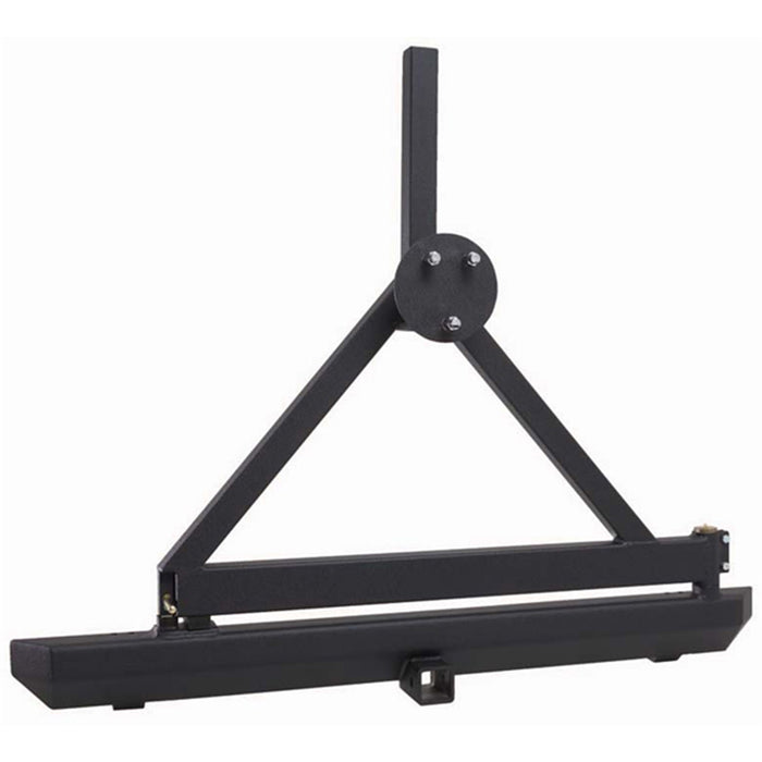Rugged Ridge 11503.21 Classic Rock Crawling Rear Bumper; Incl. Tire Carrier; Textured Black; - Truck Part Superstore