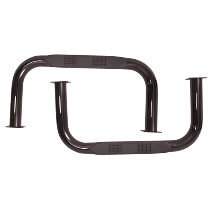 Rugged Ridge 11504.01 Nerf Bar; Black Powdercoated; - Truck Part Superstore