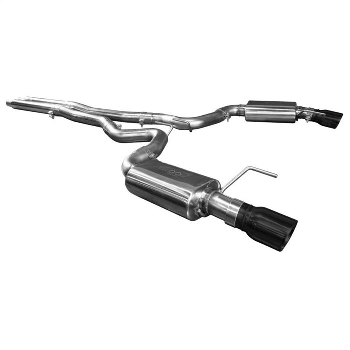 Kooks Custom Headers 11514411 3in. Cat-Back (H-Pipe) w/Black Tips. 2015-2017 Mustang GT 5.0L. Connects to OEM. - Truck Part Superstore