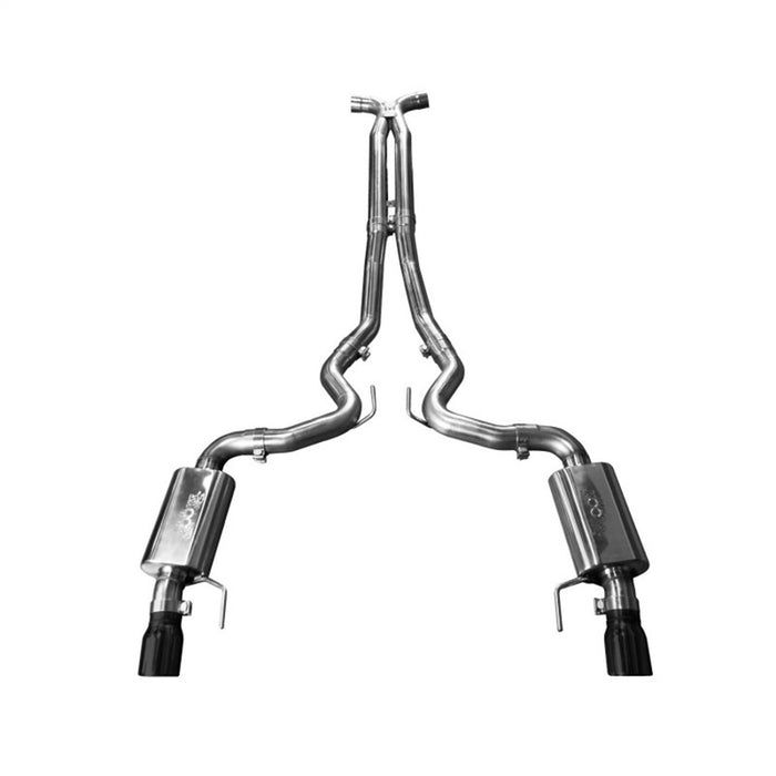 Kooks Custom Headers 11515111 3in. SS Connection-Back X-Pipe Exhaust w/Black Tips. 2015-2017 Mustang GT 5.0L. - Truck Part Superstore