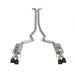 Kooks Custom Headers 11515460 3in. SS Connection-Back H-Pipe Exhaust w/Black Tips. 2018-2020 Mustang GT 5.0L. - Truck Part Superstore