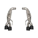Kooks Custom Headers 11516260 3in. SS Axle-Back Exhaust w/Black Tips. 2018-2020 Mustang 5.0L. - Truck Part Superstore