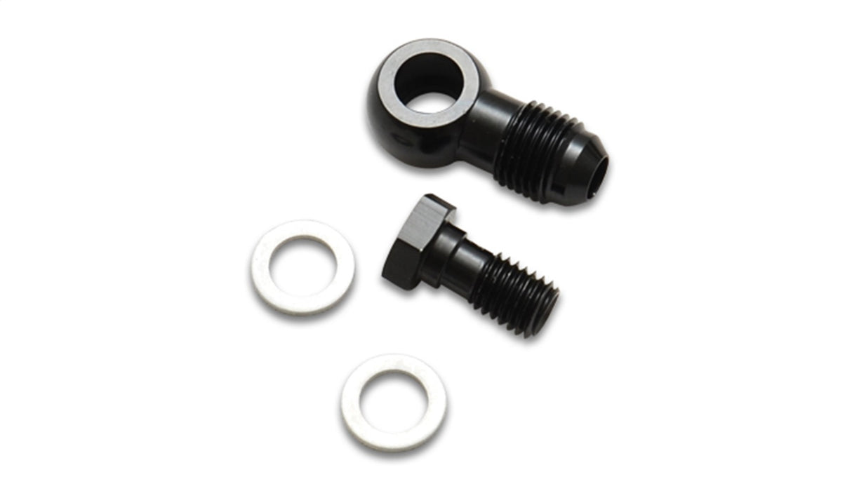 Vibrant Performance 11526 Banjo Adapter Assembly; Single Male; Banjo Size: -6AN; Bolt Size: M10 x 1.25 ; - Truck Part Superstore