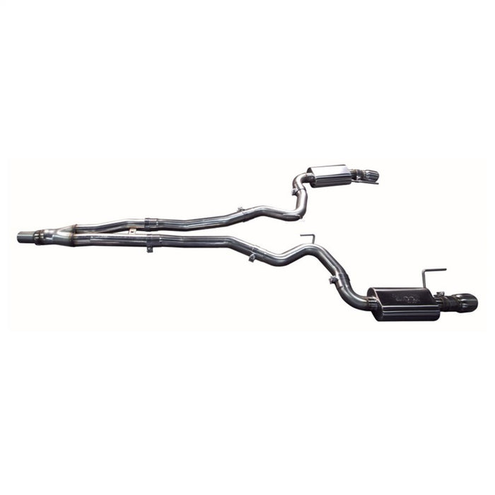 Kooks Custom Headers 11534100 3in. x 2-1/2in. SS Connection-Back Exhaust w/SS Tips. 2015-2017 Mustang EcoBoost - Truck Part Superstore