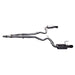 Kooks Custom Headers 11534110 3in. x 2-1/2in. SS Connection-Back Exhaust w/Black Tips. 2015-2017 Mustang EcoBo - Truck Part Superstore