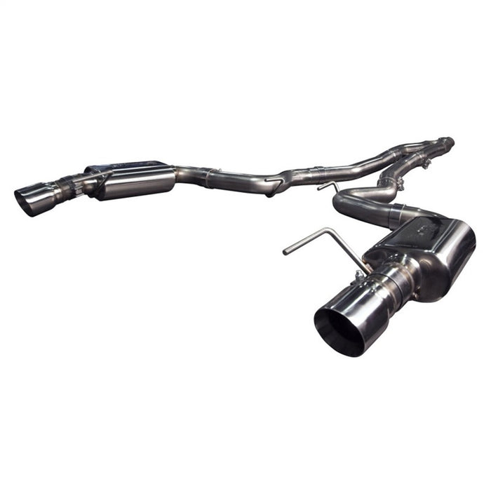 Kooks Custom Headers 11534200 2-1/4in. x 2-1/2in. SS Cat-Back Exhaust w/SS Tips. 2015-2017 Mustang EcoBoost. - Truck Part Superstore