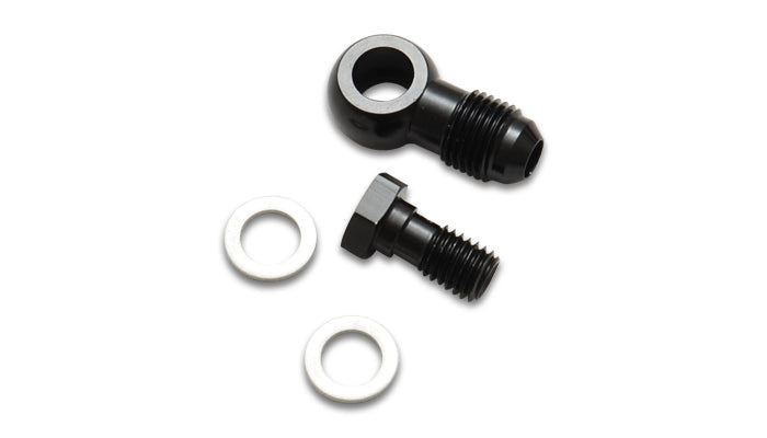 Vibrant Performance 11536 Banjo Adapter Assembly; Single Male; Banjo Size: -8AN; Bolt Size: M10 x 1.25; - Truck Part Superstore