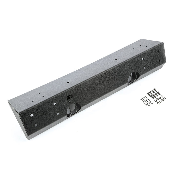 Rugged Ridge 11540.09 Xtreme Heavy Duty Front Bumper; Steel; w/o Winch Mount; w/o D-Rings; Modular; - Truck Part Superstore